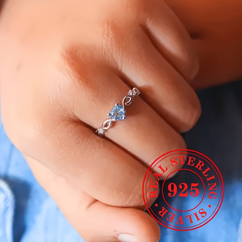 Heart Gemstone Engagement Ring for Weddings