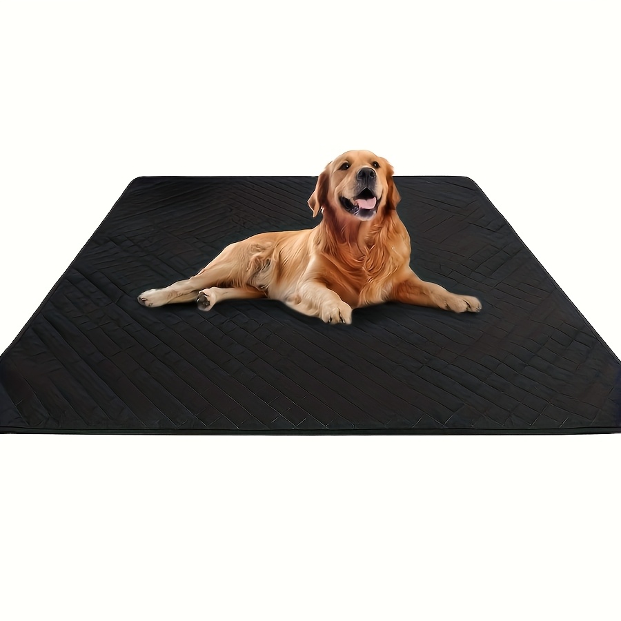 TEMU Large Dog Mat For Training - High-quality, Reusable Mat Suitable For Puppies, Senior Dogs, Whelping, And , Made Of Polyester, Ideal For Indoor