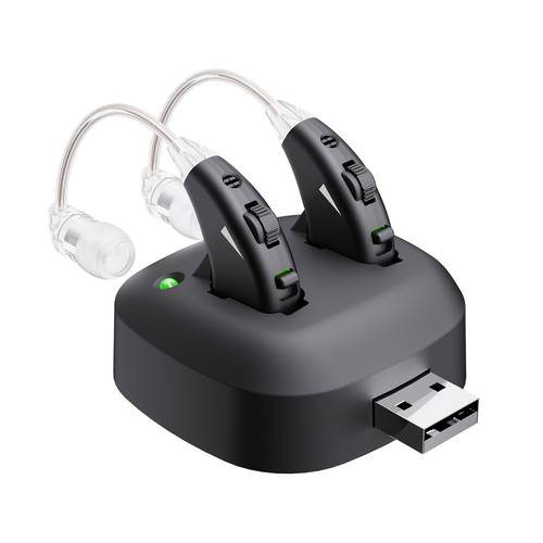 aids not amplifier for seniors loss professional with charging dock beige