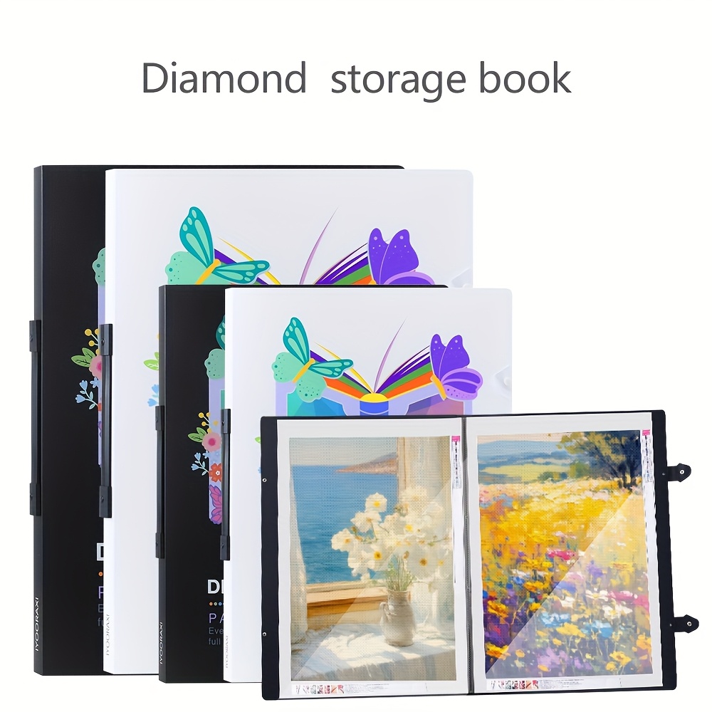 Pykaqil Diamond Art Storage Folder A2, Diamond Painting Album A2