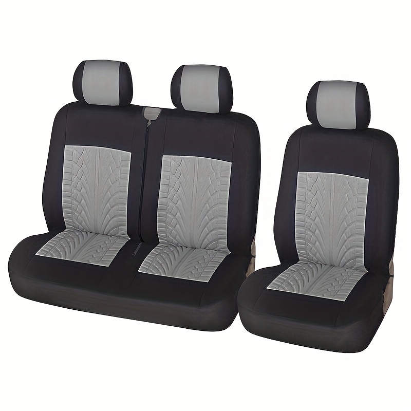 TEMU Car Seat Covers For Van Universal Fit Trucks 1+2 Seat Covers & Double Car Seat Covers For And Double