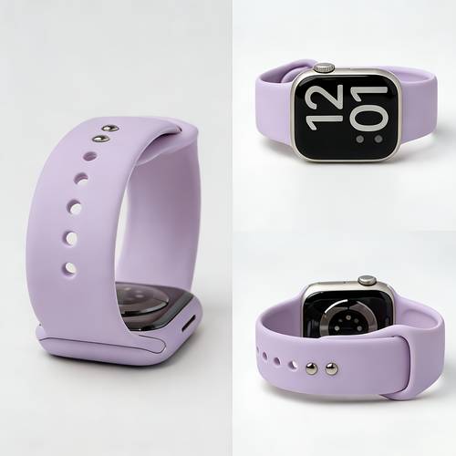 1 stück ersatz-uhrenarmband für watch (49-38 mm), mehrfarbig , einfache farb-doppel-nopfschnalle, weiches silikon, wasserdichtes ersatz-armband, kompatibel mit iwatch series 11-1 se ultra damen/herren