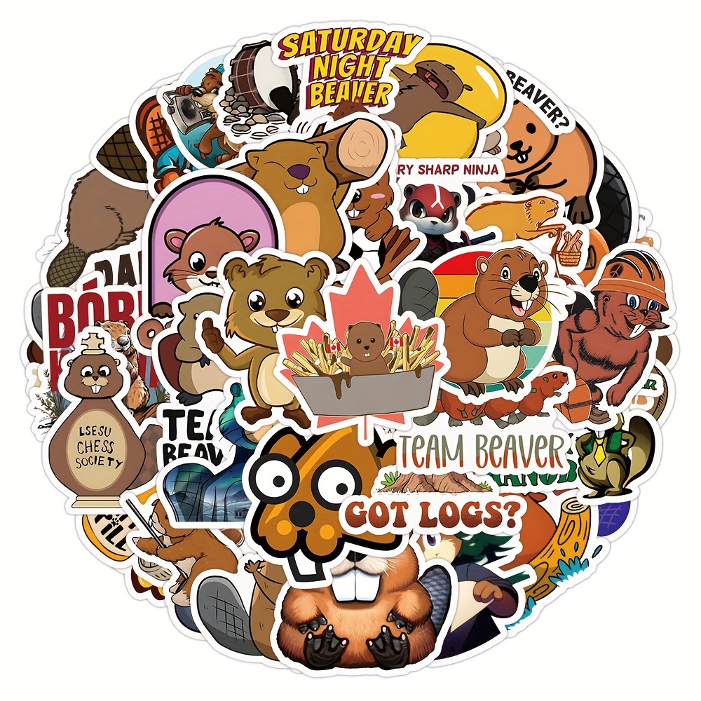 Beaver Stickers - Temu