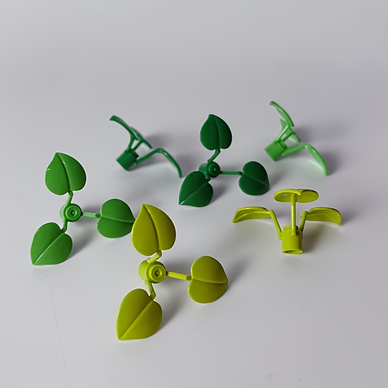 12pcs Clover Plant Leaf Building Blocks Additions Toy