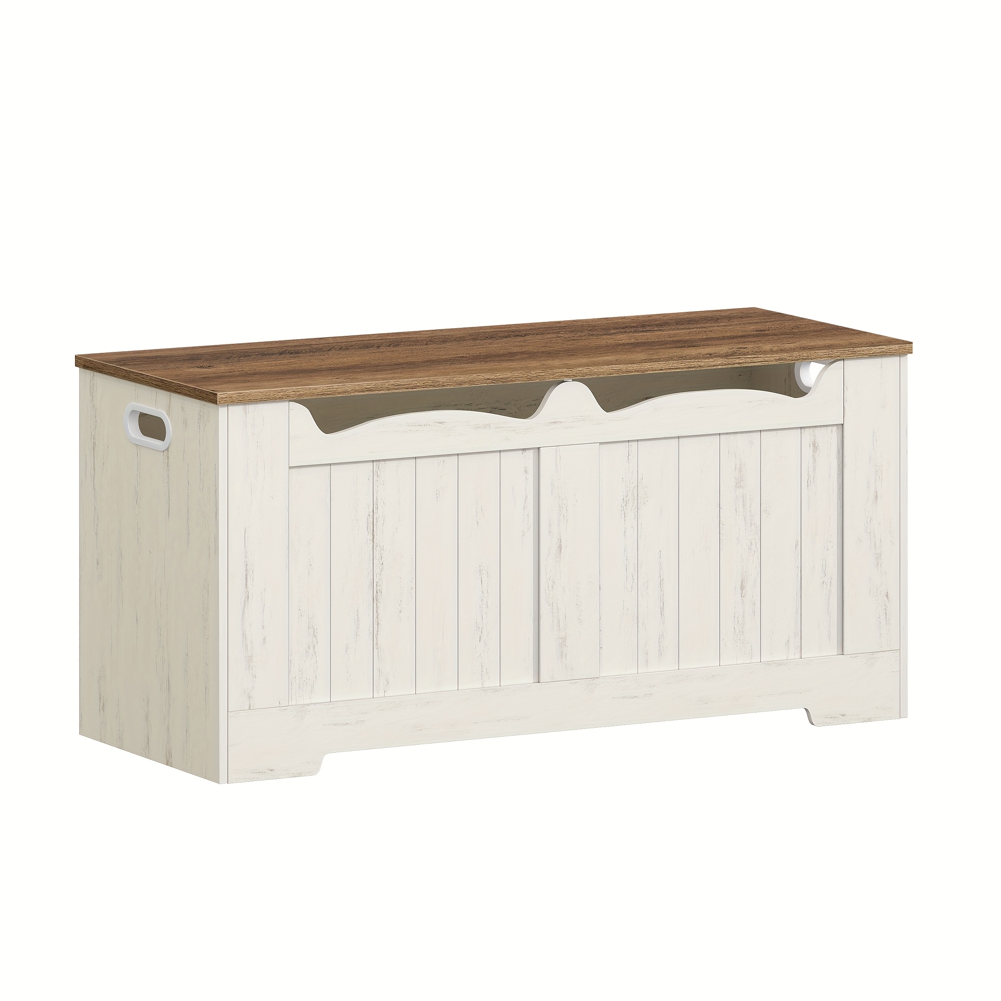 E-shop Brustbank mit Aufbewahrung, Sitzbank mit Aufbewahrung, Sitzbrust mit 2 Sicherheitsbeschlägen, Aufbewahrungsschrank, 40 x 100 x 48 cm, für Flur,