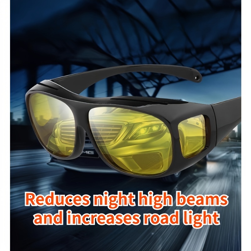 2pcs Practical Night Vision Driving Goggles Men Women Outdoor Vacation  Travel Decors Ideal Choice Gifts, Shop Limited-time Deals