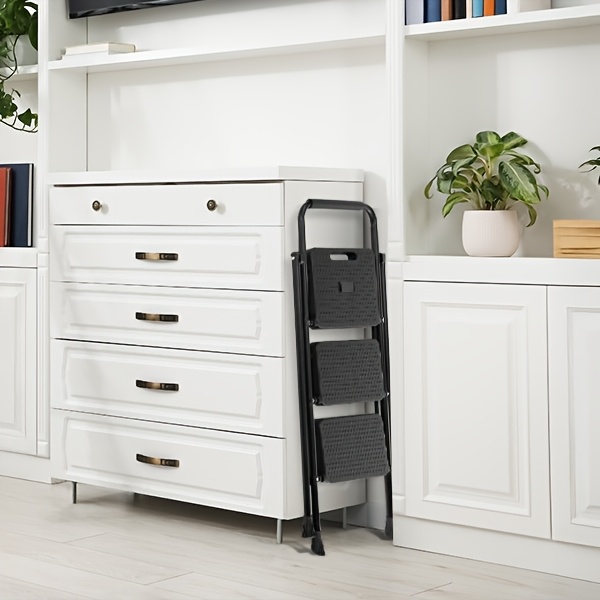 Heavy Duty Folding Step Ladder with Wide Anti-Slip Steps & Shelves - Portable Steel Step Stool Suitable for,, - Lightweight Sturdy 2/3-Step Ladder, Ideal for,,, Festival Gifts, Space-Saving, Storage 13 Heavy-Duty Folding Step Ladder with Wide Anti-Slip Steps & Shelves - Portable Steel Step Stool Suitable for,, - Lightweight Sturdy 2/3-Step Ladder, Ideal for,,, Festival Gifts, Space-Saving, Storage