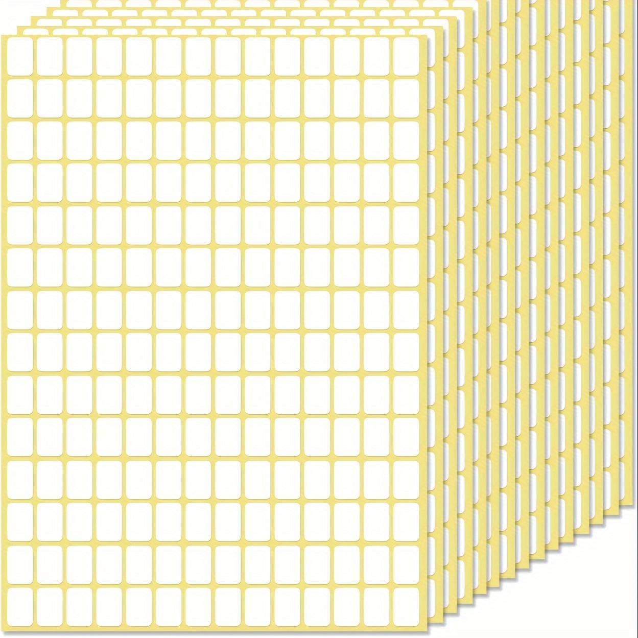 

2940pcs White Small Price Tags Self-adhesive Labels Label Stickers For Jars Storage Containers Boxes File Folders Envelopes (13 X )