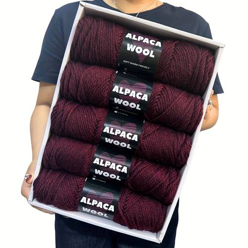 500 lã de alpaca com agulha de 245, em várias cores, para outono e inverno. ideal para homens e mulheres, pacote de material de tricô tudo para presentes feitos à mão como camisolas quentes, casacos, cachecóis, chapéus, luvas, calças de lã e protetores de joelhos, bolas de lã por pacote, lã para tricô, lã de alpaca, lã de alpaca
