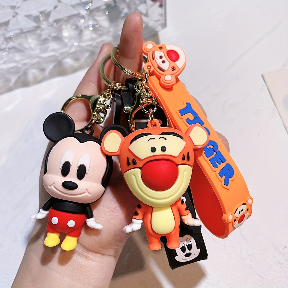 porte-clés Anime Cartoon Stitch Porte-clés Minnie