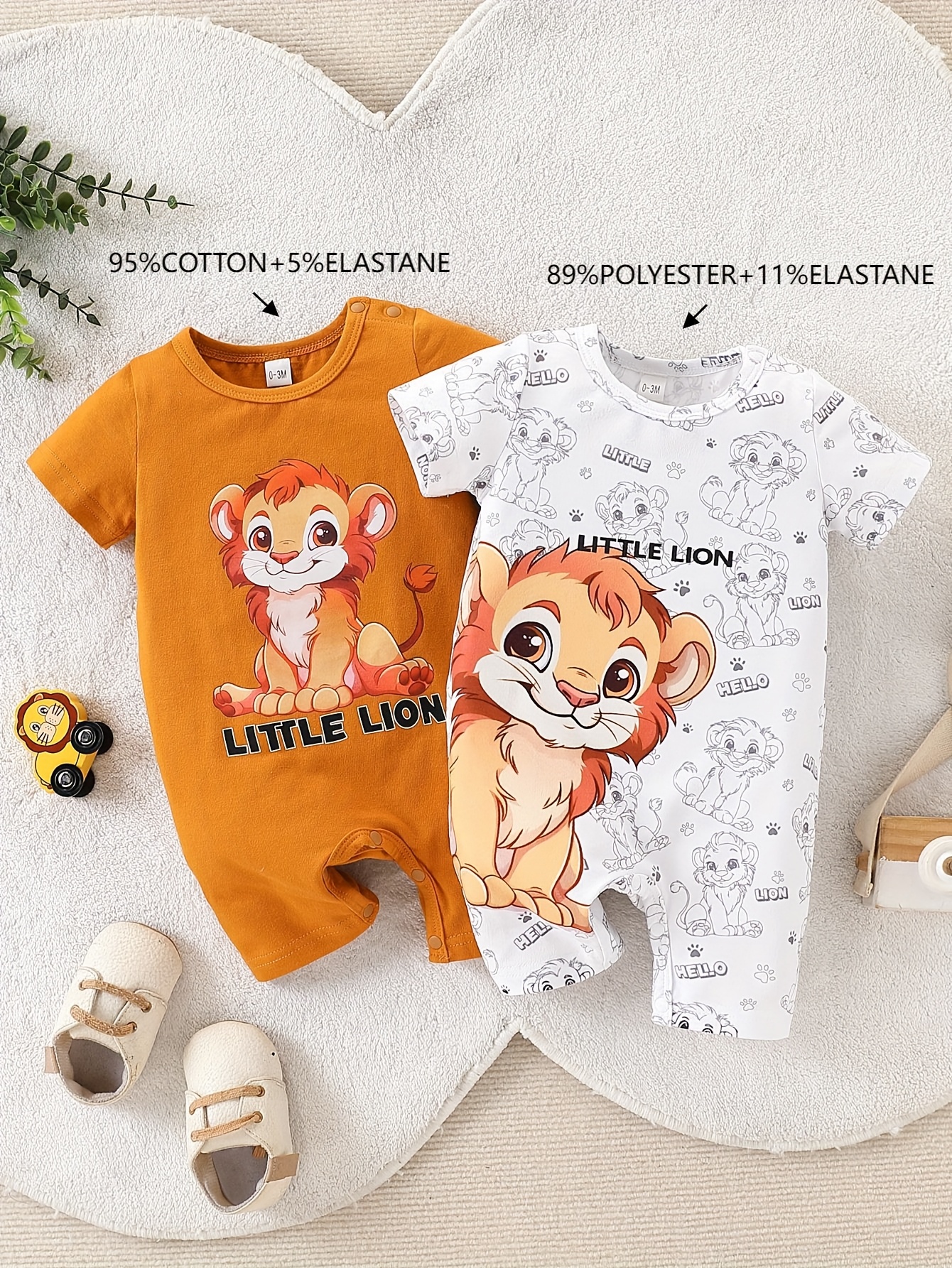 piezas/paquete ropa bebé recién nacido niño estampado Temu