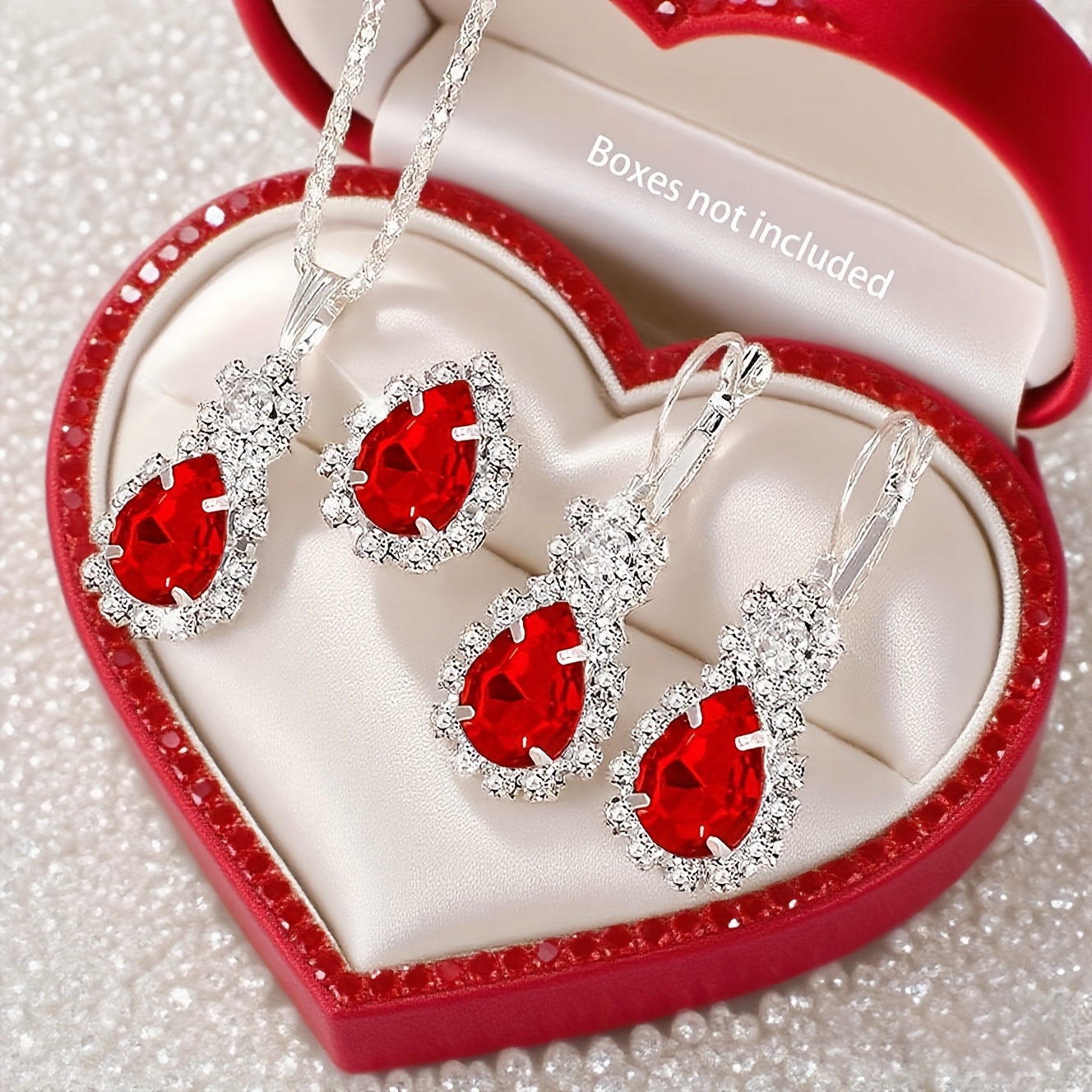 4pcs Fashion Women's Jewelry Set, Ideal Gift For Holiday Parties, Dates, Casual Wear, Christmas, Valentine's Day, And Mother's Day