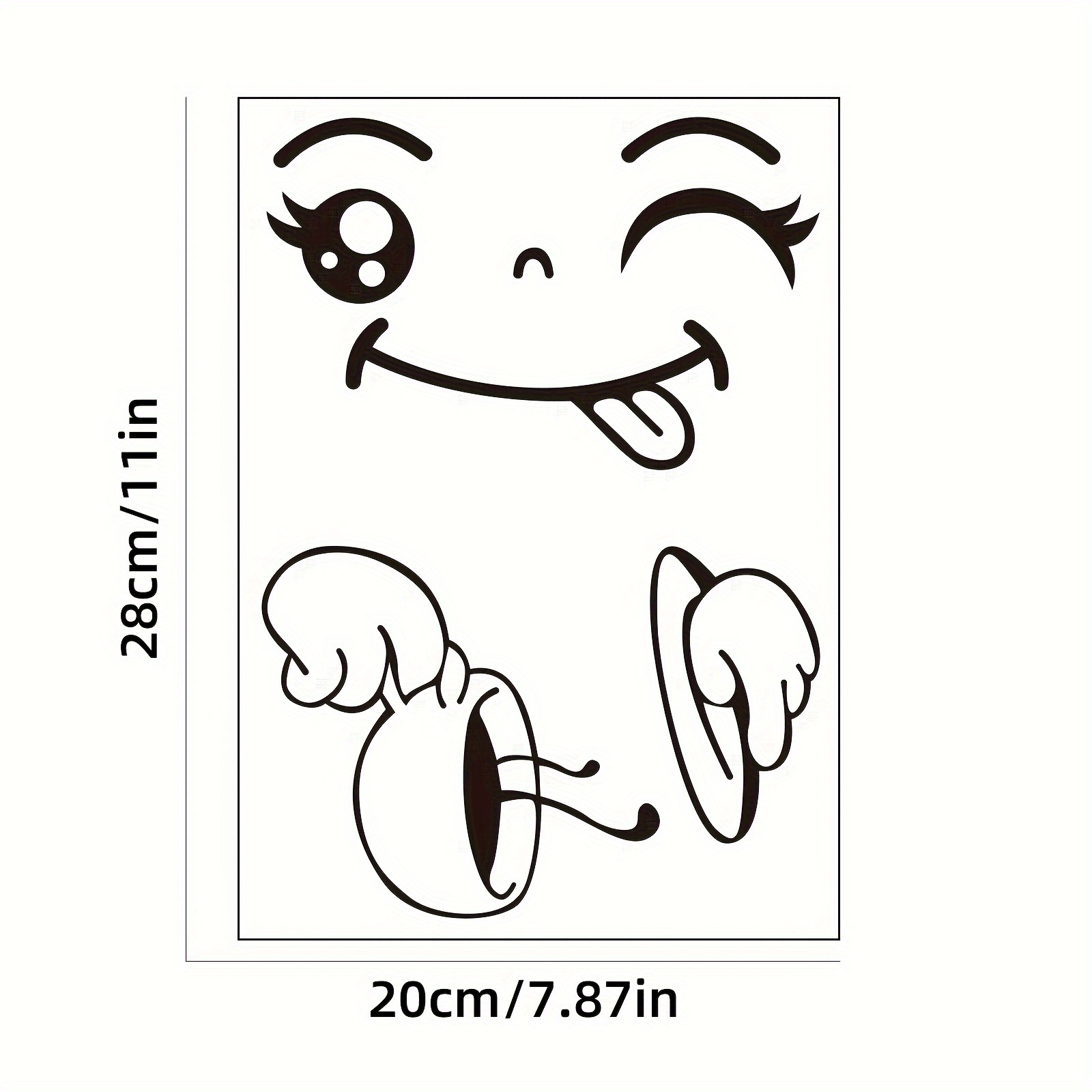 Cute Sticker Refrigerator, Waterproof Refrigerator Stickers, Kitchen Refrigerator Wall Refrigerator Vinyl Stickers Suitable For Refrigerator Wall Door Party Supplies Home Decoration