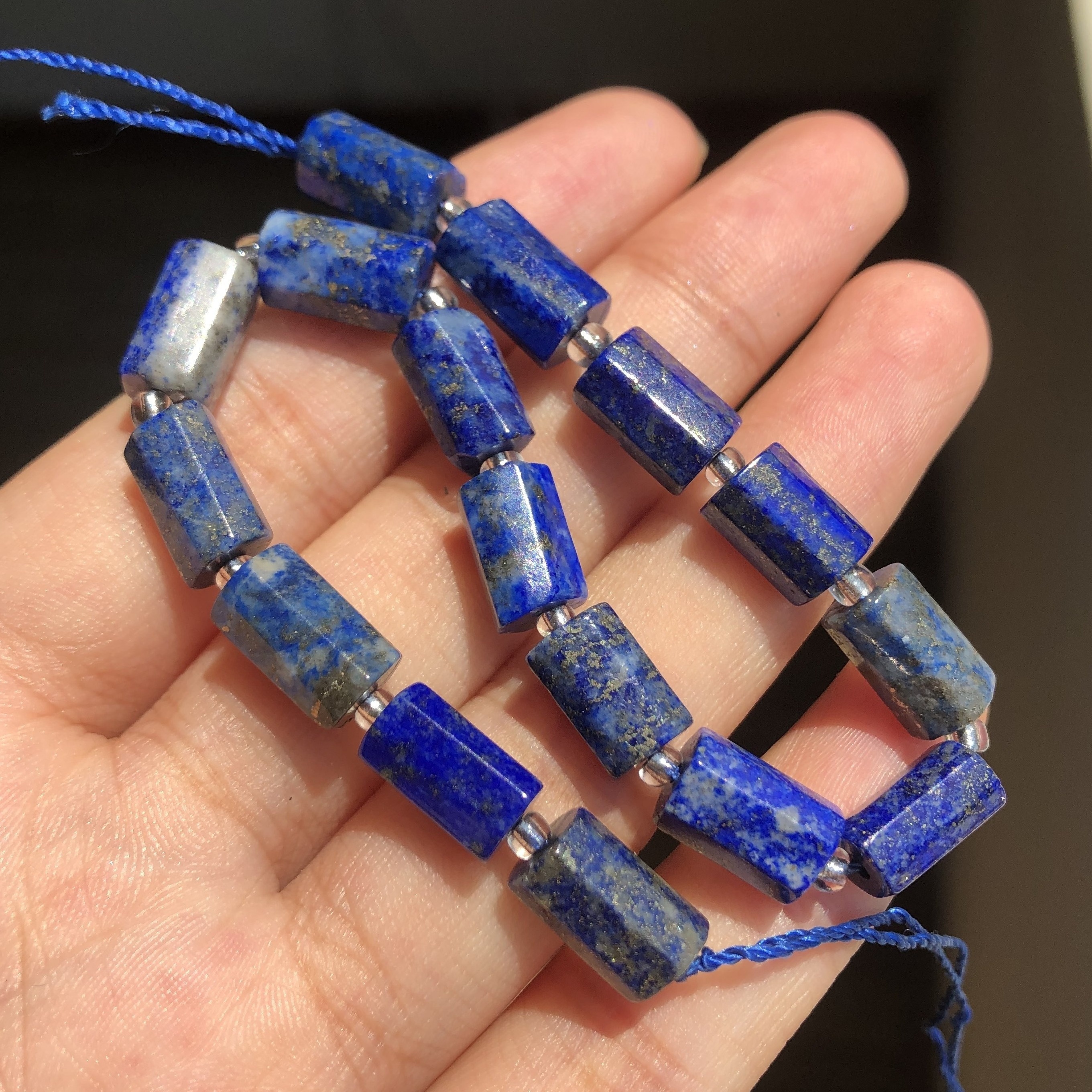 E-shop 8x11mm Natürliche Zylinderperlen 15 Stück Hochwertige Einzigartige Zwischenperlen für Schmuckherstellung Armbänder & Halsketten für Männer