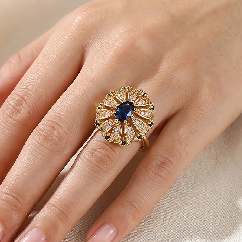 Women's French Retro Light Luxury Style Ring, Elegant Gift