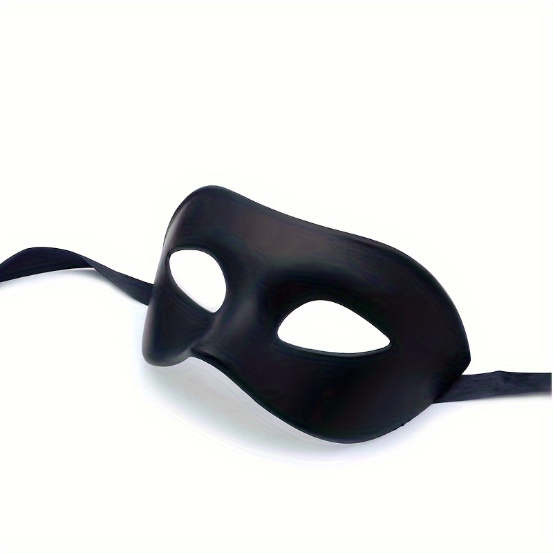 

Masque Noir - pour Adulte, Masque Vintage pour Hommes, Masque de Fête, Masque de Maquillage pour Performance et Bal