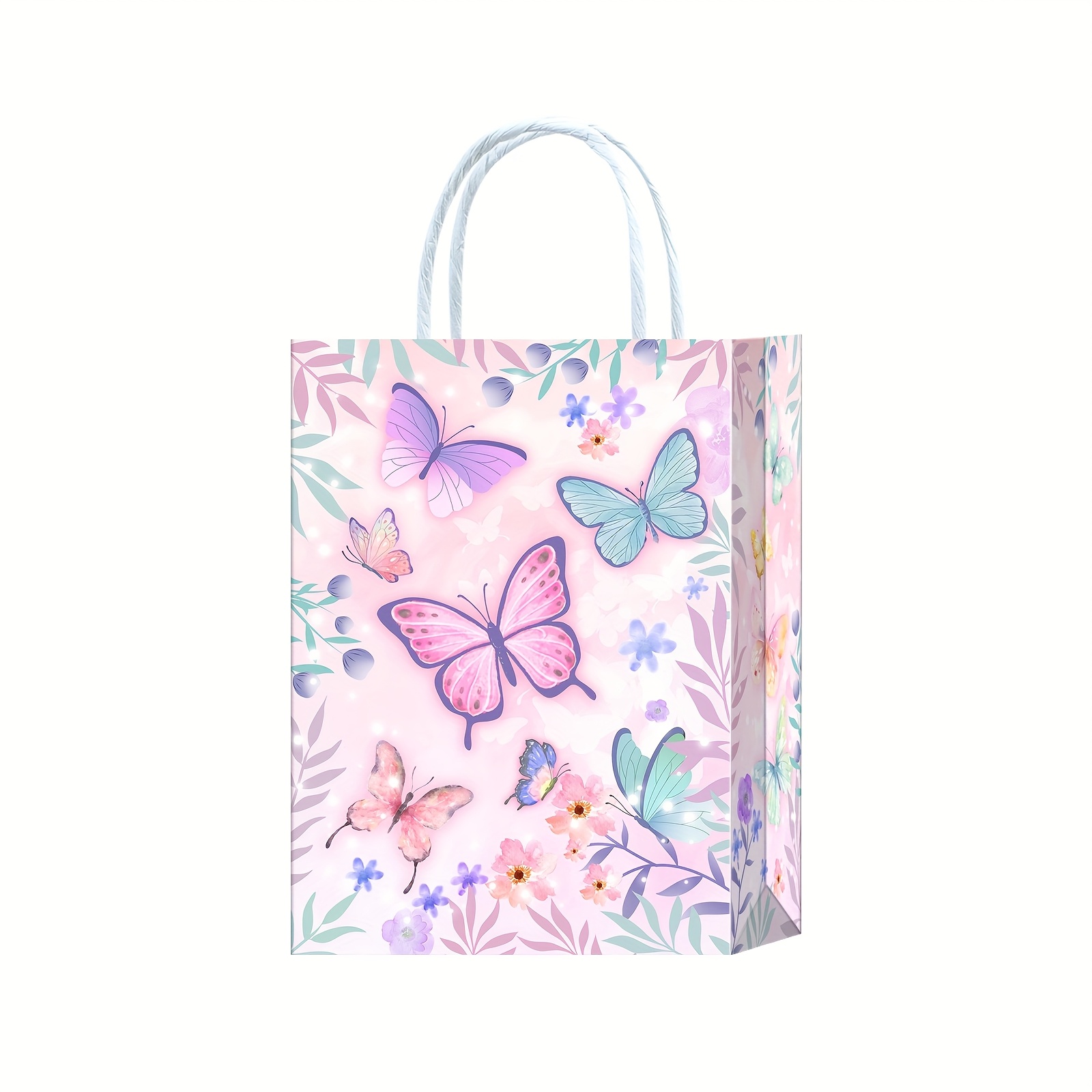 Image of Pack Of 10 Party Bags, Gift Bags, Paper Bags With Handle, Birthday Gift Bags, Party Bags, Gift Bags, Colourful