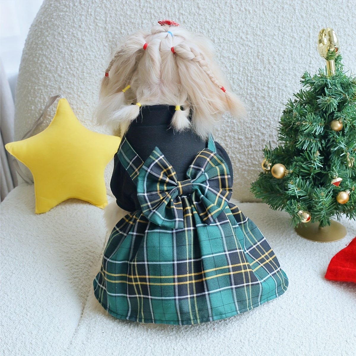 white christmas dresses Dog Christmas Outfit for Large Dog, Brown Deer / 7XL