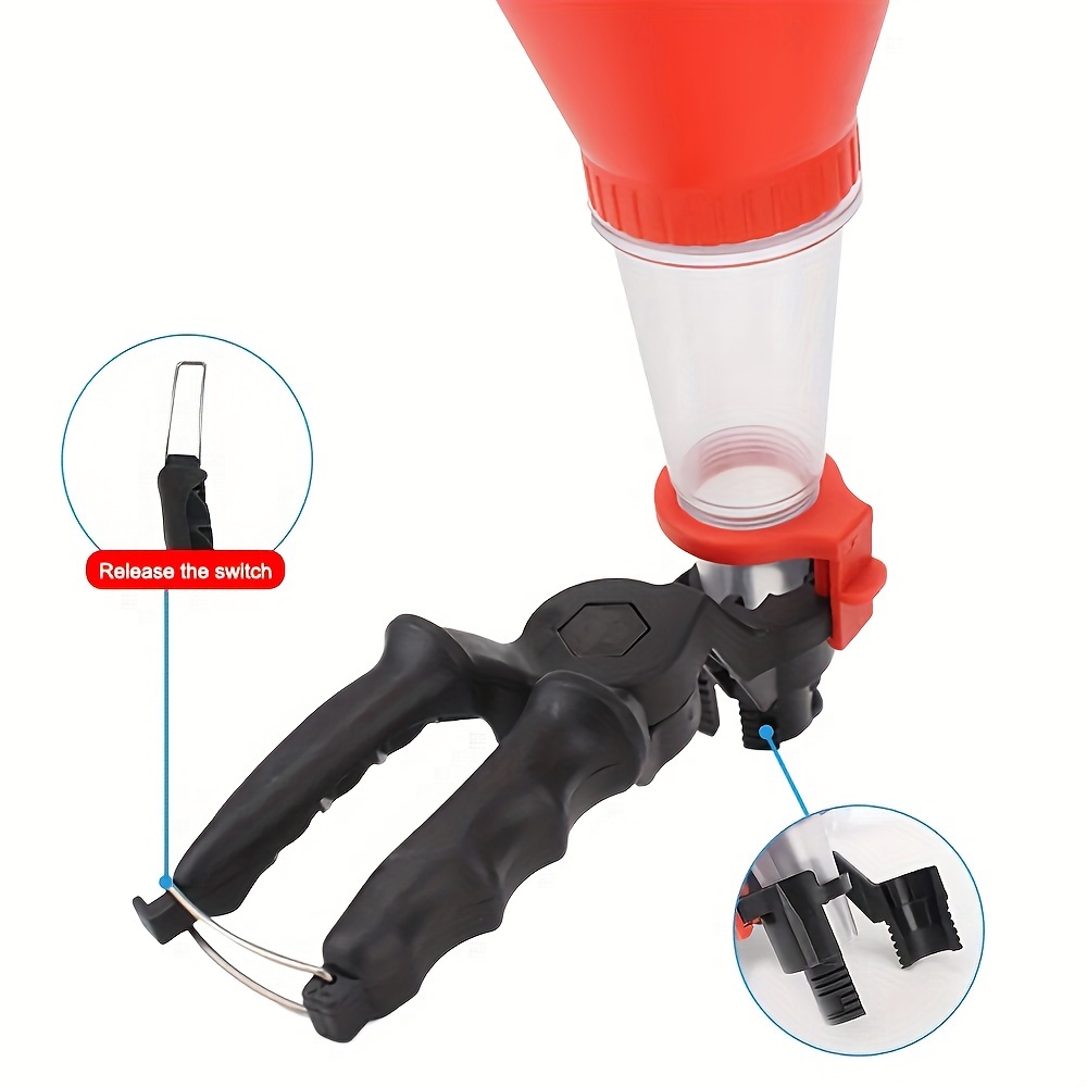 

Car Engine Oil Filling Set Universal Funnel With Adjustable Width Holding Clamp Pvc Plastic Multifunctional Pour Oil Tool Auto