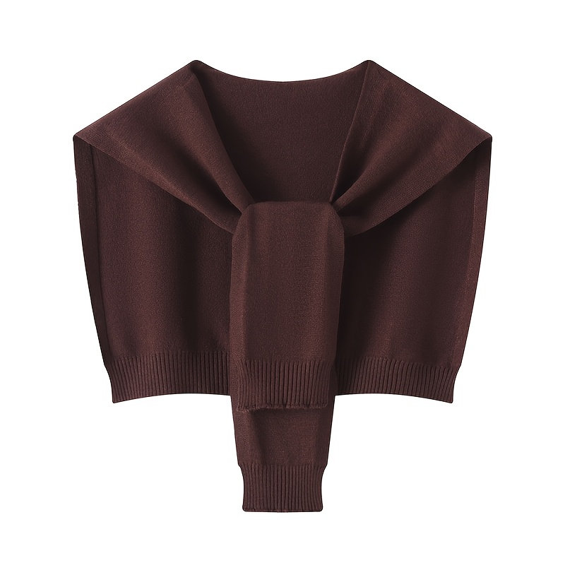 TEMU Direct Solid Color Plain Shawl, Soft Decorative Outing Date All-match Windproof Travel Outfit