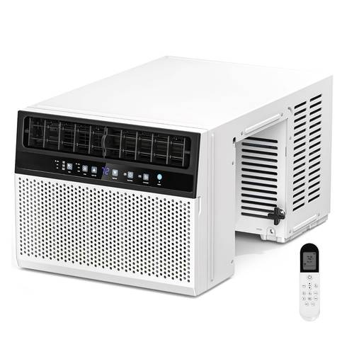 item picture 12000 btu 10000 btu 5000 btu window air conditioner quiet u shaped air conditioner window unit with full 6 24h timer remote control