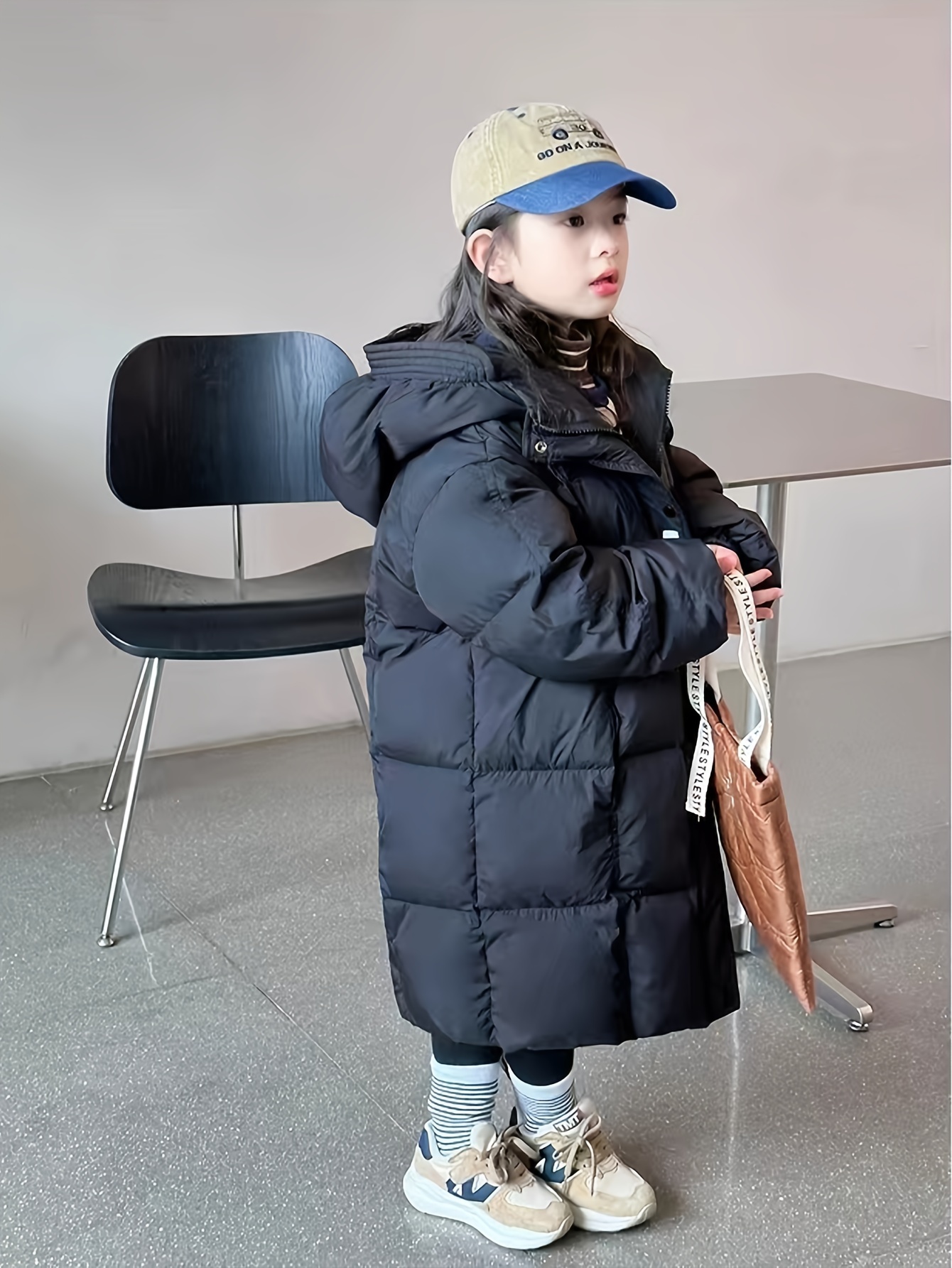 1pc girls winter new arrival length padded fashionable Temu