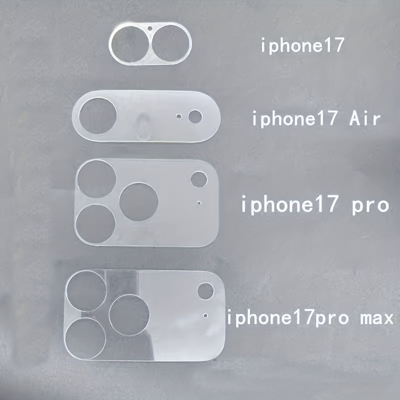 TEMU 3 pezzi per Iphone 17 Pro Max/17 Pro/17 Air/17 Pellicola Base Fotocamera, Pellicola Morbida Flessibile, Protezione Completamente Che Non Affecta