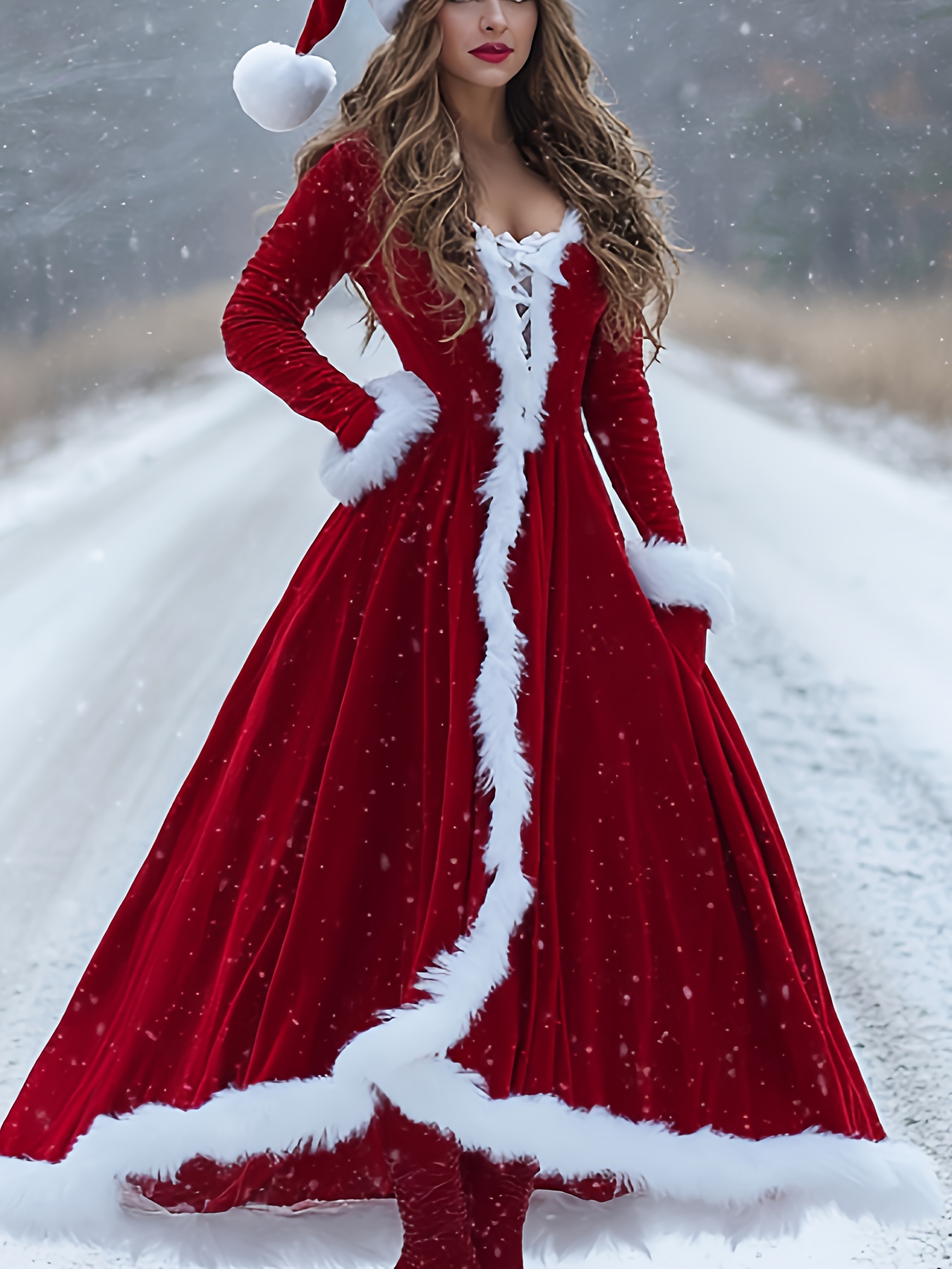 christmas dresses women sold on Temu United States