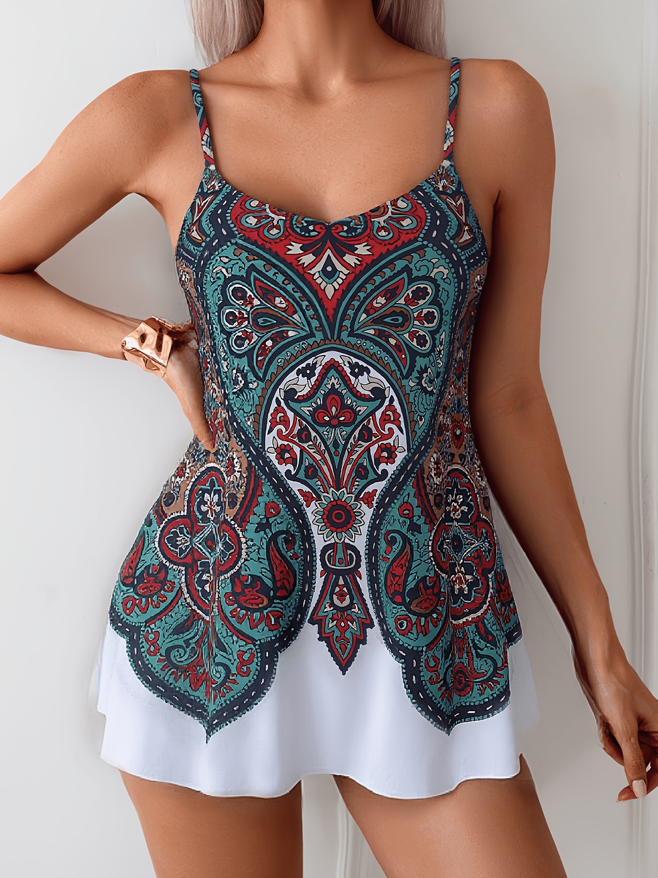 swim dress for older ladies One-Piece Swimdress Swimsuits Women Tummy Control Dresses Skirt Bathing Suit mature swimsuit