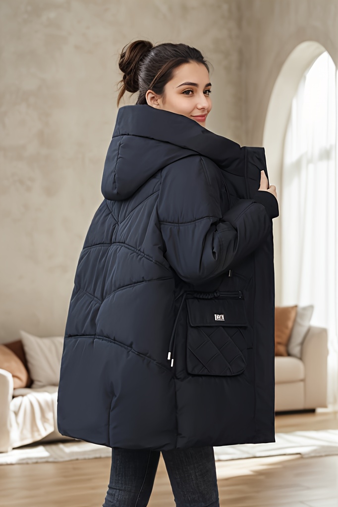 Puffer Jacket Cozy Parka Womens Women'S Winter Short Puffer Jacket