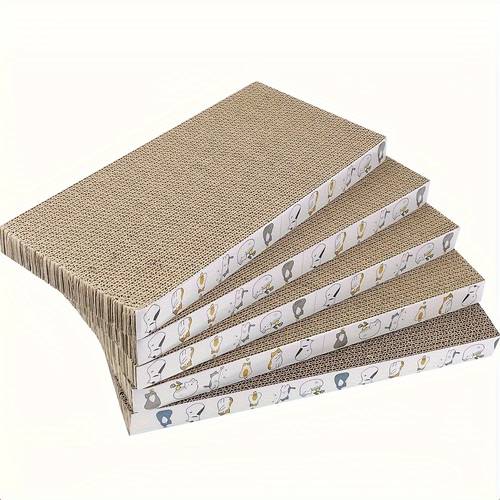 extra large corrugated cardboard cat scratcher pad durable scratch board for indoor cats reversible design with wave pattern non slip base furniture protector claw care