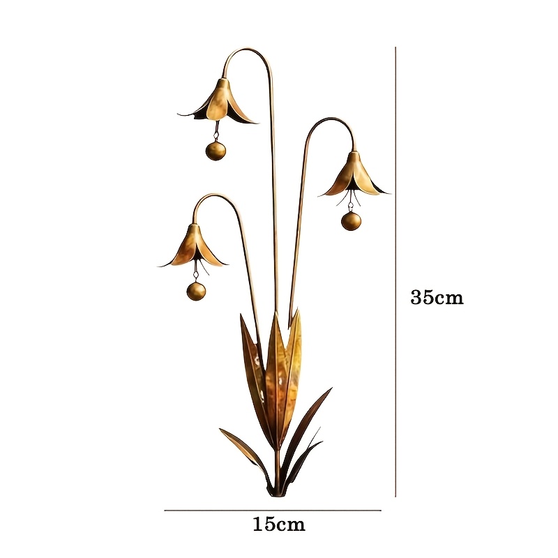 TEMU [3d] - Windchimes, , Garden Floor Plug With Bells - New 2026: Metal Outdoor Garden Decoration. Reinforced And Weather-resistant, With A Sense Of