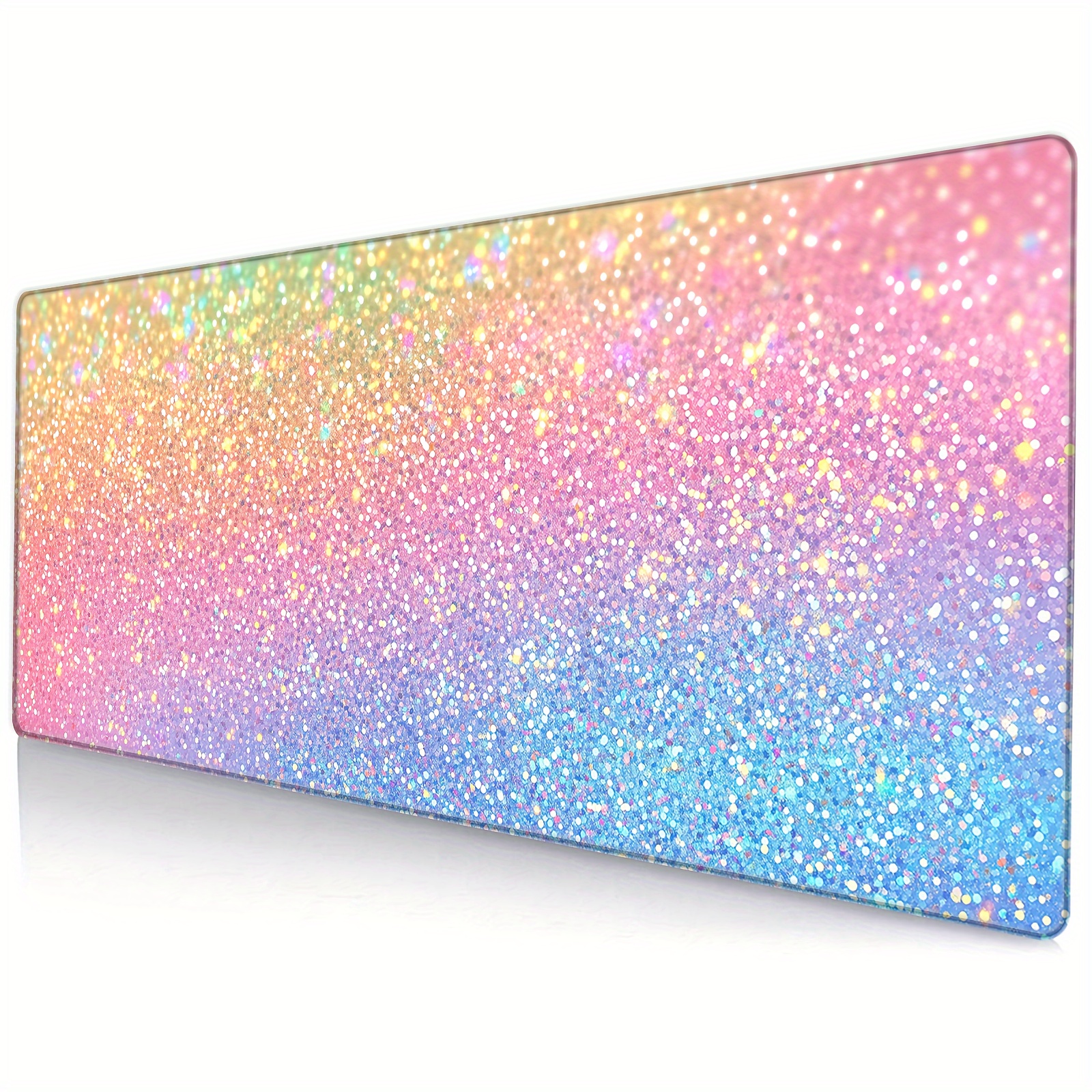 

Extra-large Hd Colorful Gradient Gaming Mouse Pad - Non-slip Rubber Base, Desk Mat For Keyboard And Office Use, Perfect Gift For Boyfriend/girlfriend, 35.4x15.7 Inches, For Return School