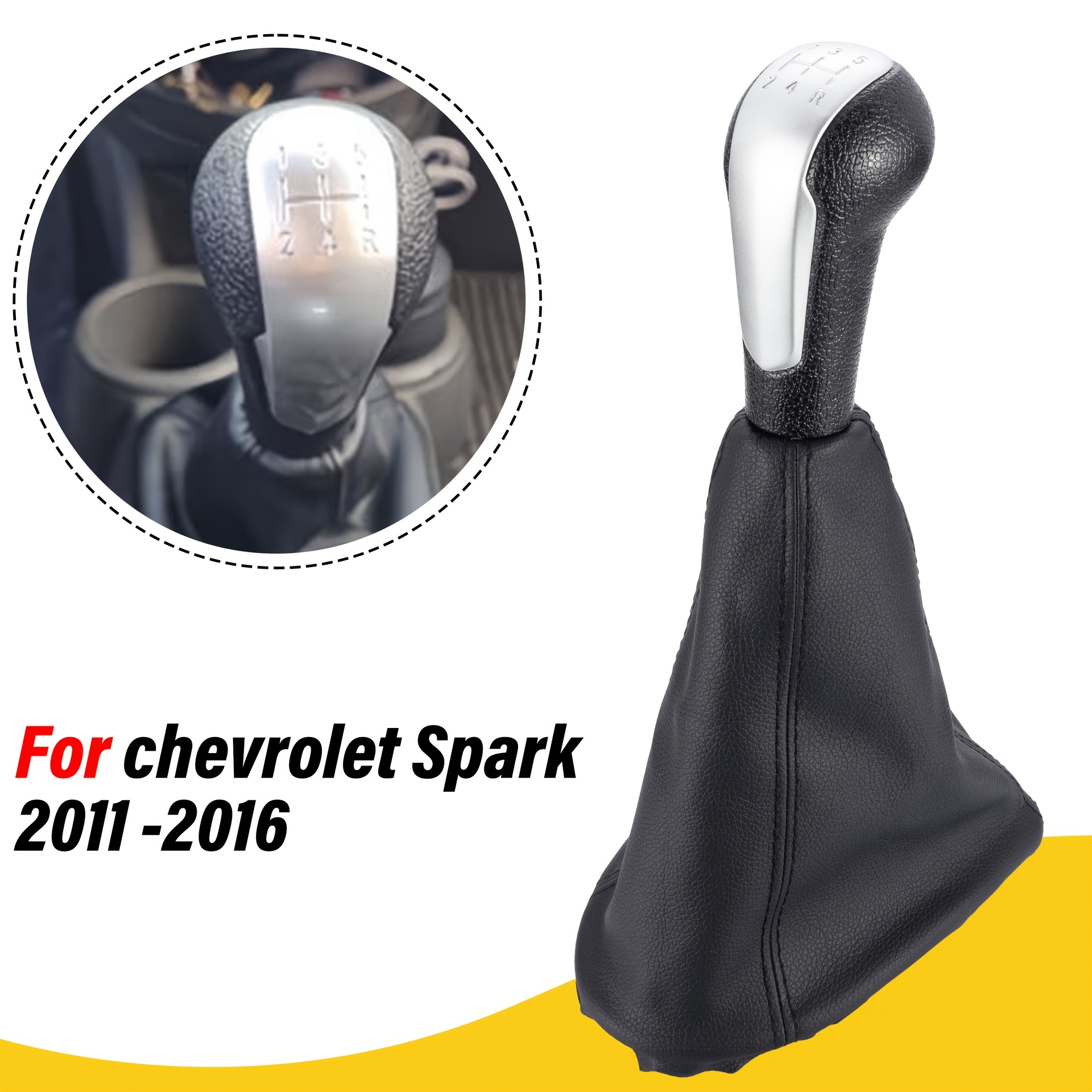 TEMU Gear Shift Knob Dust Cover, Gear Shift Head Dust Cap, Gear Shift Knob Head For Spark 2011 - 2016