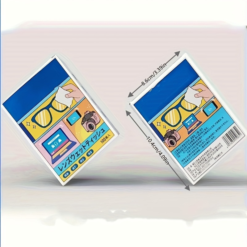 100pcs Glasses Cleaning Wipes, Disposable Glasses Cloth Wipes, Glasses Paper Wipes, Clean Glasses And Mobile Phone Screens And Lenses