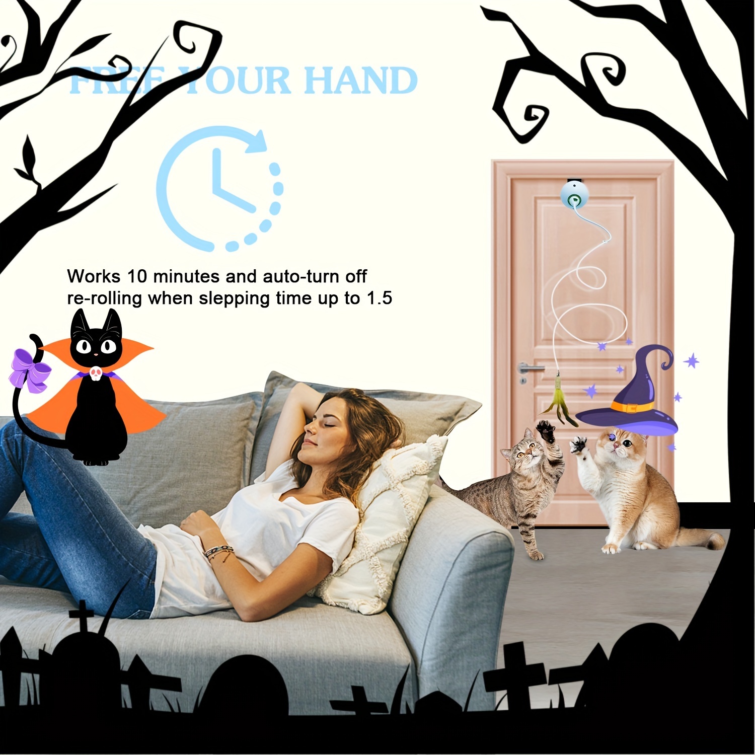 

Cat Toy Remote Control - Usb Charging To Cat Toy Interactive Cat Ball Toy For Indoor