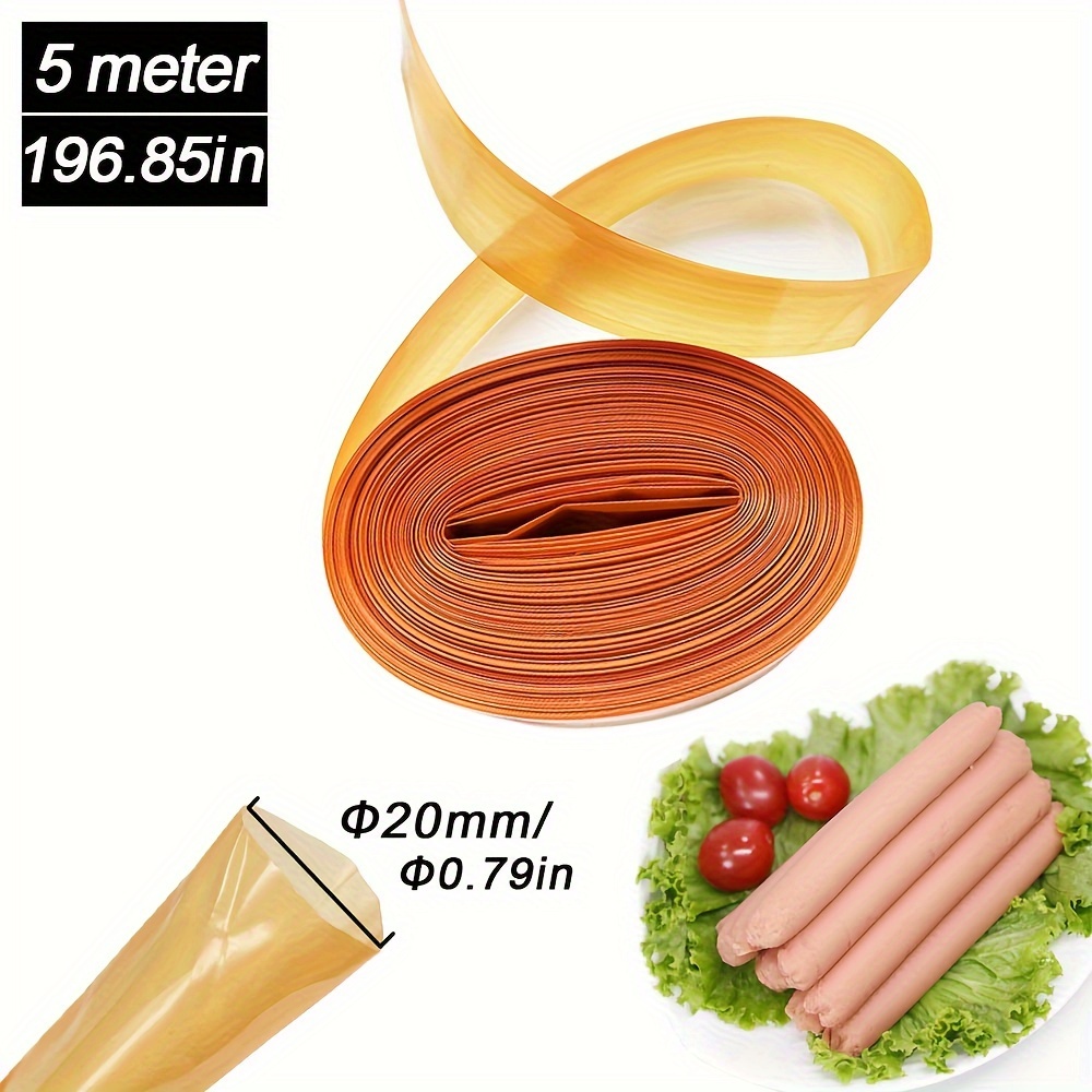 Siscci 20mm Diameter Plastic Casings For - High-temperature Resistant, Freshness Preserving For Making & Kitchen Storage