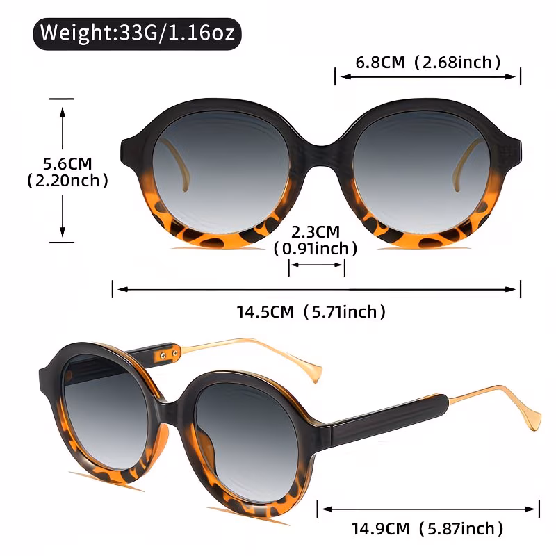 classic retro round fashion glasses for gift for shopping parties and festive occasions Product details 2