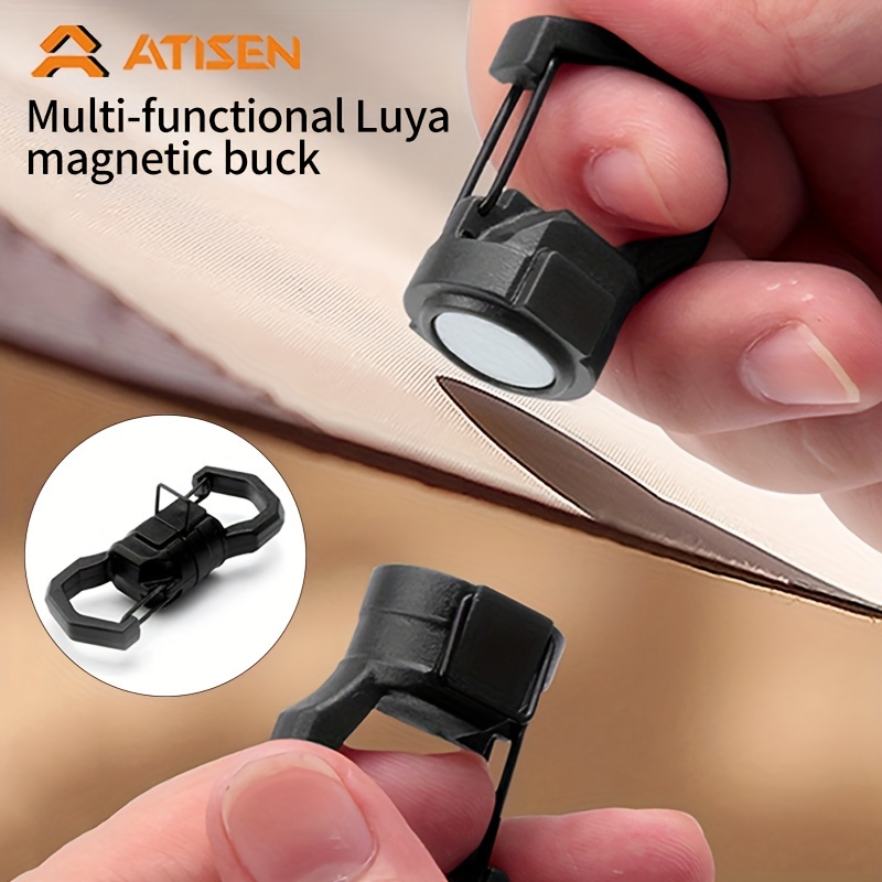 

Atisen Multi-functional Magnetic - Strong Magnet Clip For Outdoor Camping, Fishing Gear & Hiking - Pp Material, Mixed Colors, Camping Accessories