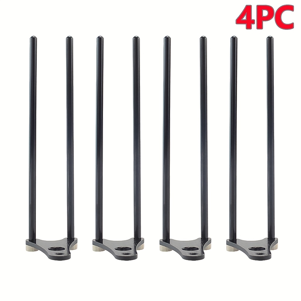 Image of Hirisi 3/4pcs Carp Fishing Bars Ears Aluminium Alloy For Bite Alarms Windproof Anti Falling Bar Fishing Tackle