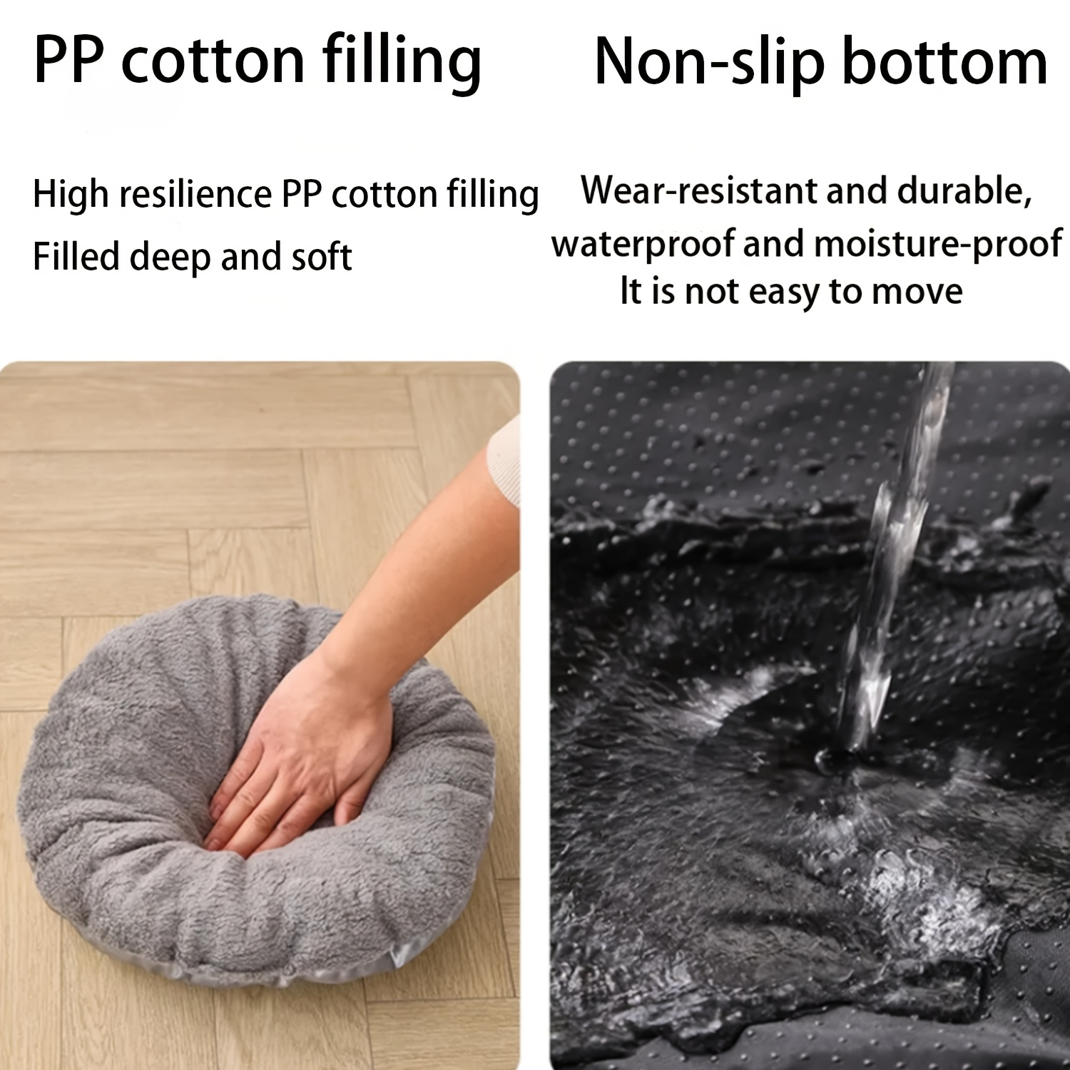 1pc contemporary large cat house condo plush polyester fully enclosed luxury villa removable assembled with   for pet cats Product details 3