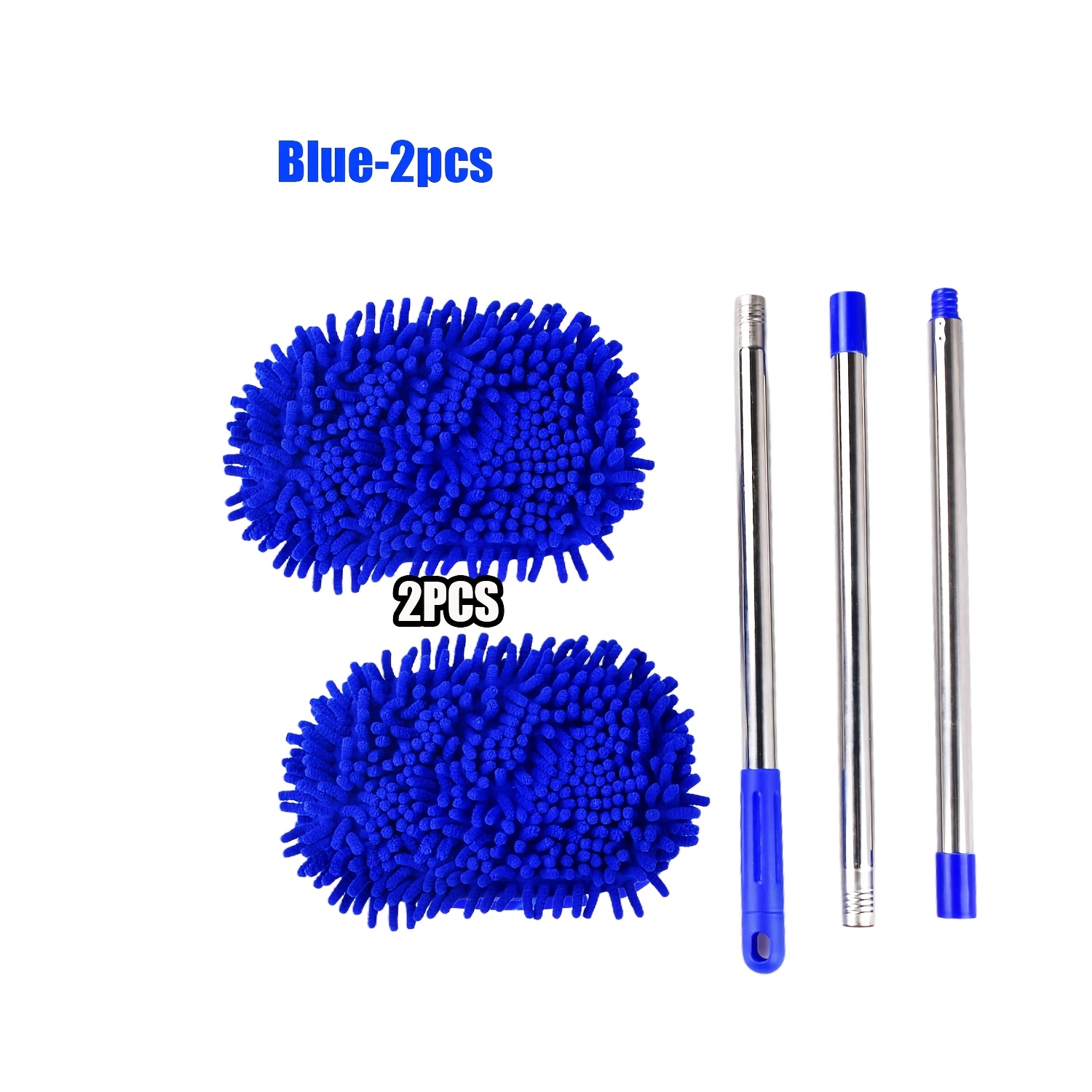 orange 1pc brush 1pc head orange 2pcs 1pc brush 2pcs head blue 2pcs 1pc brush 2pcs head orange kit 1pc brush 1pc towel 47 5inch microfiber car wash brush mop set chenille microfiber sponge duster long 2in 1 for cleaning cars Product details 6