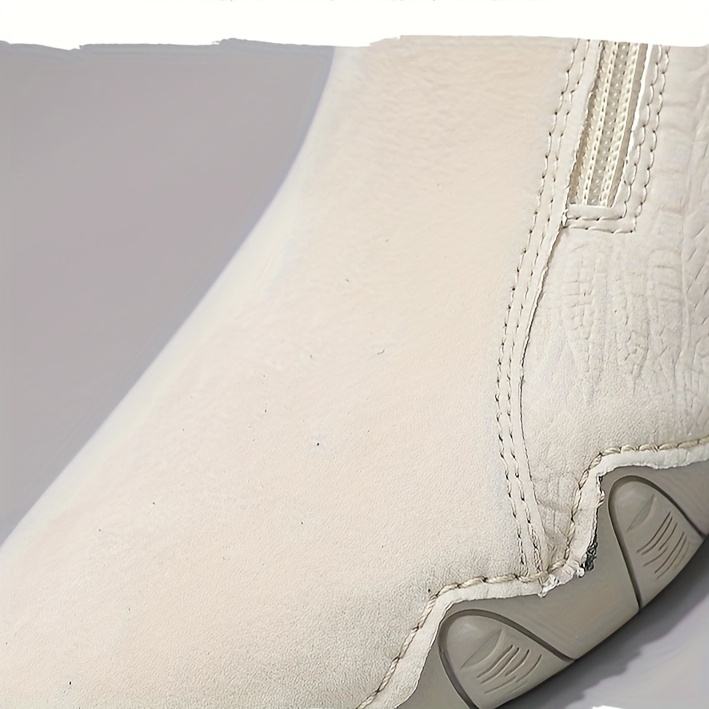 [Handmade Boots] Large Size Men's Boots | Zippered Slip-on Upper 38-48 Octopus Mid-top Rubber Sole Handmade Outdoor Boot Casual Walking Shoes