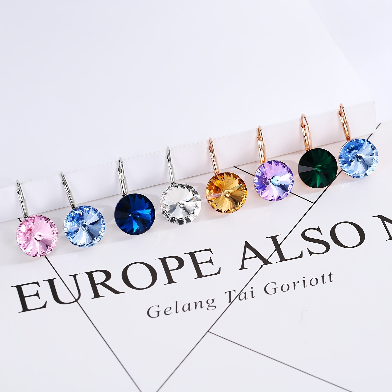 

Round Drop Earrings For Women Hook Earrings Fine Jewelry