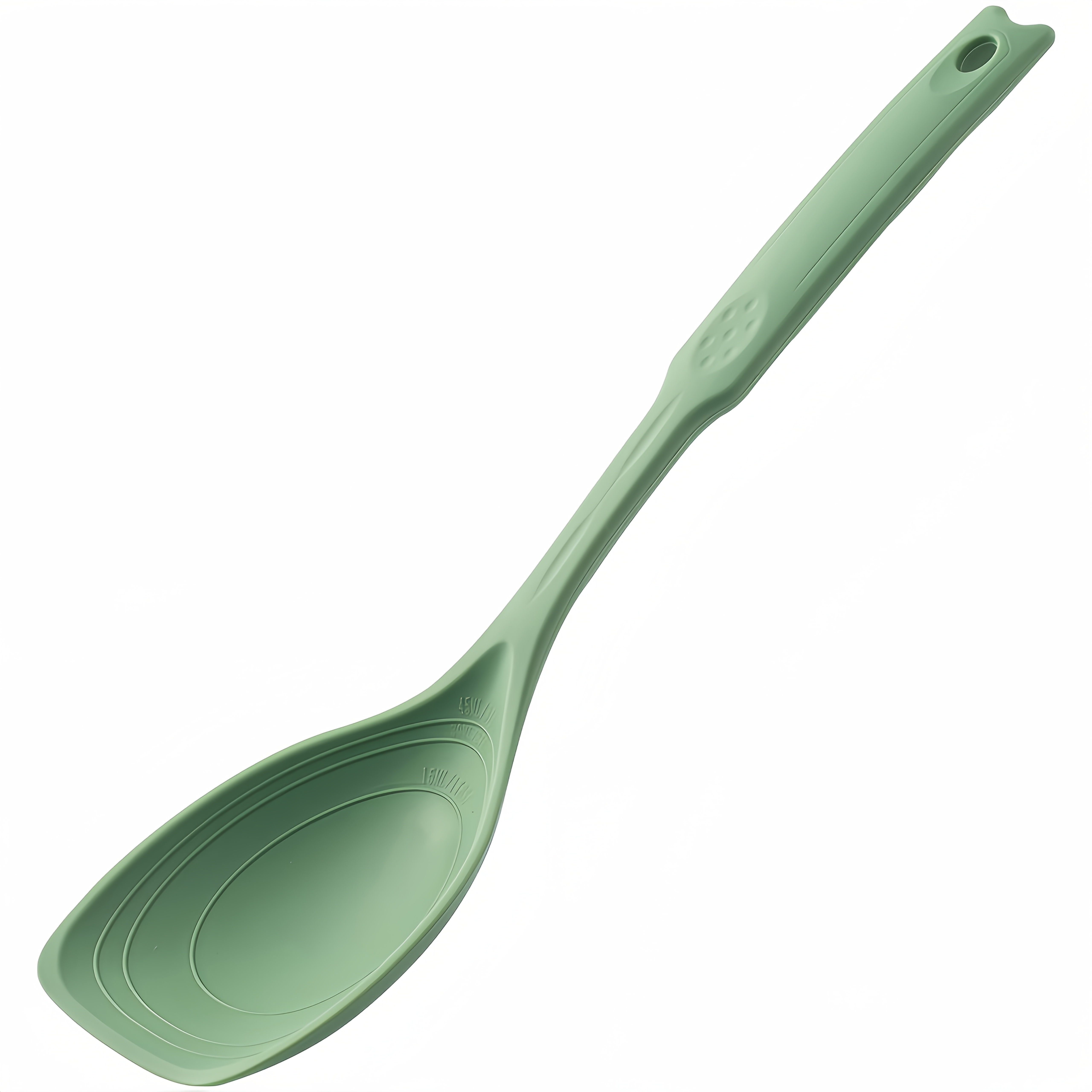 Image of 1pc Multifunctional Integrated Silicone Spatula And Spoon, Cooking And Stirring Kitchen Tool, Silicone Spoon Spatula, , Heat-resistant, Suitable For Mixing, Frying, Serving, And Scraping
