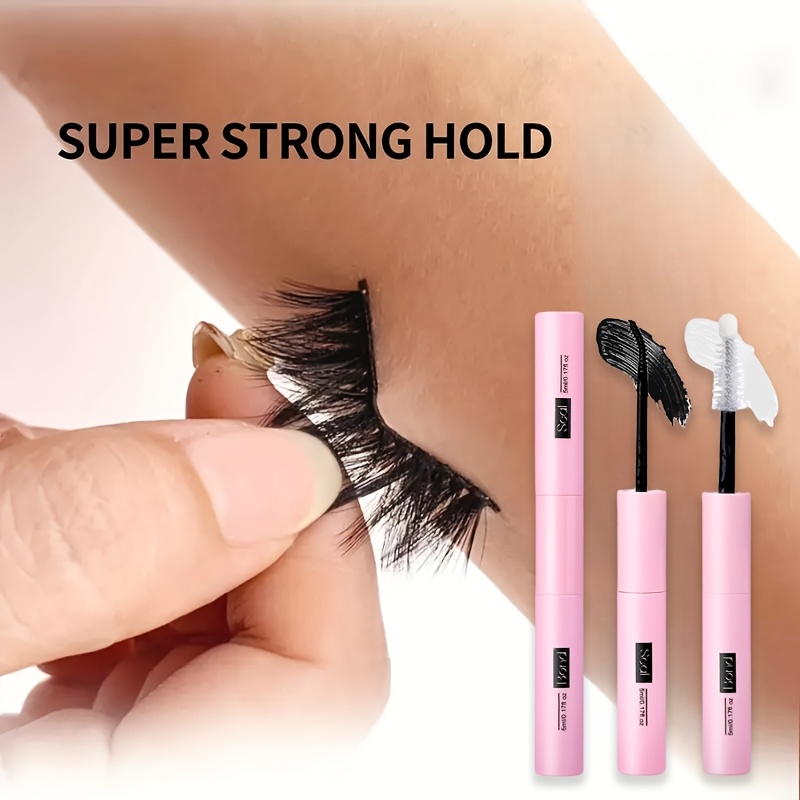 False Eyelash Glue -one Eyelash Adhesive And Sealant Super Strong Lasts 72 Hours Waterproof And Suitable For Diy Cluster Eyelashes Types Black Eyelash Extension Adhesive