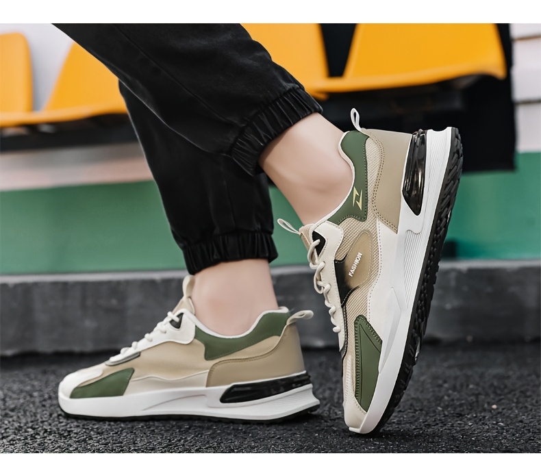mens fashion sports sneakers lightweight versatile running shoes with     lace up closure comfortable for casual attire and outdoor activities details 3
