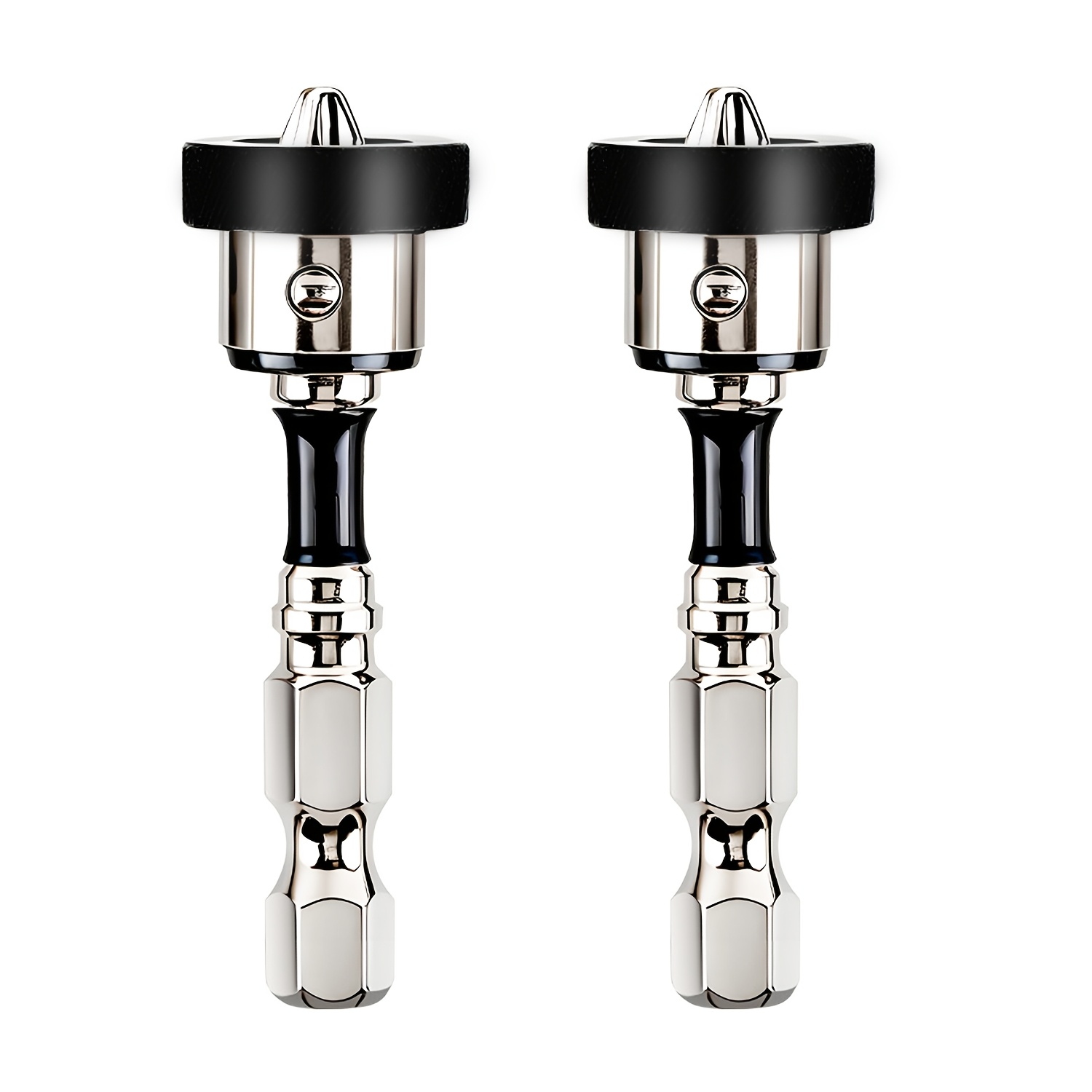 2pcs K5 Drywall Installation Bit - 1/4" Hex Shank Magnetic Screw Guide, Removable Depth Stop , 50mm Length Perfect For Plasterboard, Durable Metal Construction