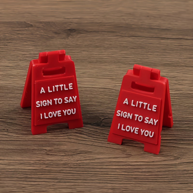 3d printed mini i love you sign for valentines day gift