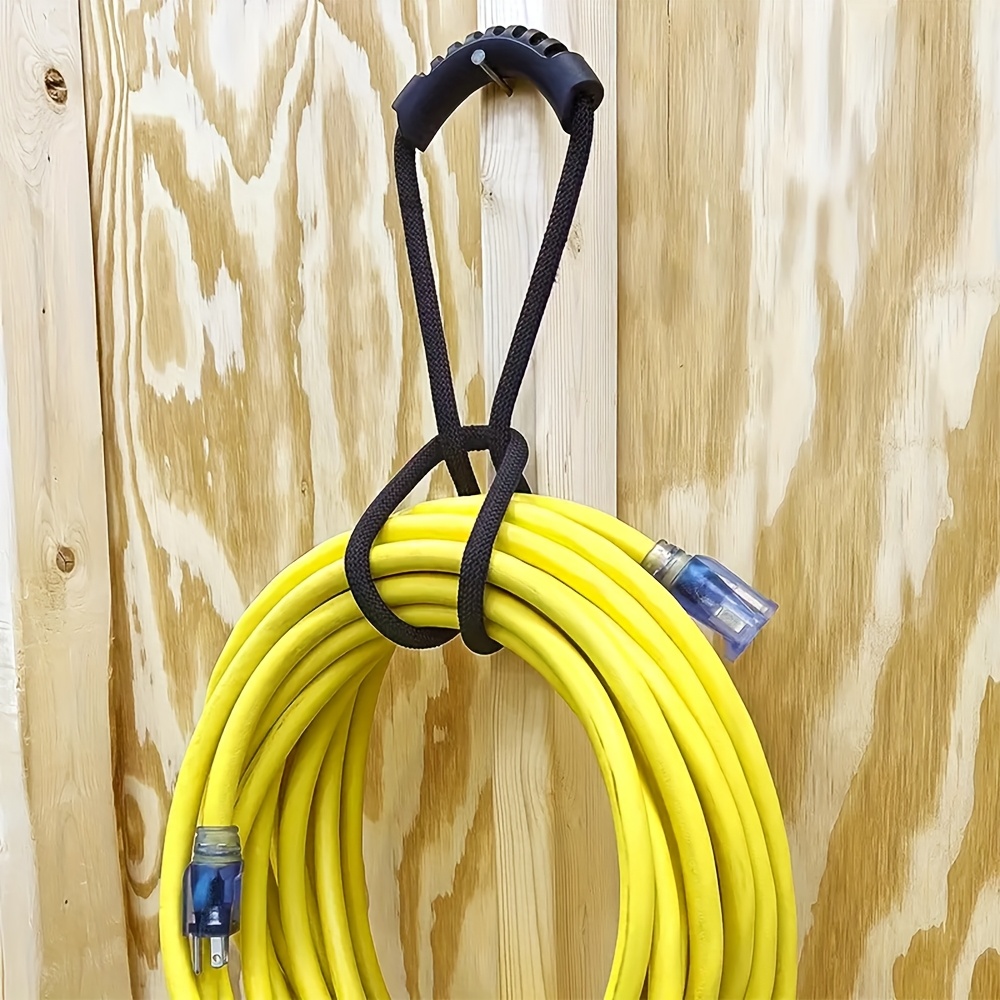 2/1pc Multi-functional Storage Strap With Handle - Extension Cord And Hose Organizer, Space Saver For Home, Garage, Boat, Rv - Durable, , For Pool Hoses, Garden Hoses, Cords, Cables And More